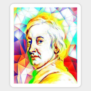 John Dryden Colourful Portrait | John Dryden Artwork 11 Magnet